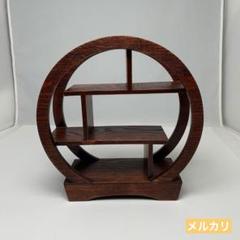 抗州棚　方円流　飾棚　煎茶 抗州棚 方円流好 朱塗 小笠原流 煎茶道具 茶棚 未使用 箱入