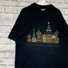 USA製90sヴィンテージTシャツ！シングルステッチ　ブラック半袖古着L725
