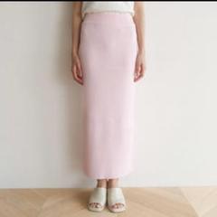ニットロングスカート S♢SeaRoomlynn スカラップハイウエストKnitスカート