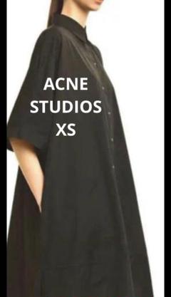 【高額売筋】 値引き中 神崎恵 着用 アクネ Acne ワンピース 黒 ブラック ワンピース