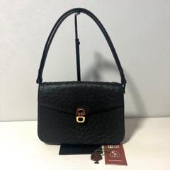 極美品❤️JRA製 ハンドバッグ オーストリッチ エキゾチックレザー A4 自立 未使用✨JRA製 ハンドバッグ オーストリッチ エキゾチックレザー