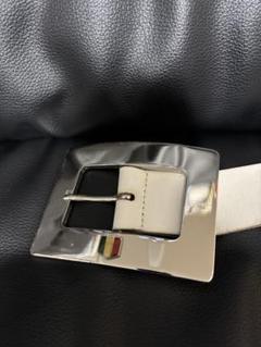DOLCE&GABBANA ドルガバ デカバックル 白ベルト 中古