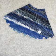 美品】KENZO スウェットスカートボンディングブルーS
