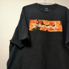 Diamond　ヴィンテージ　メンズ　Tシャツ　ブラック　2XL　プリント
