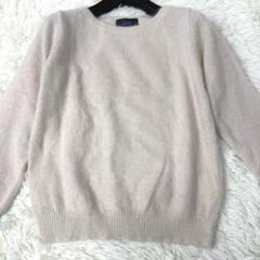 美品】シップス HAMILTON ふわふわアンゴラハイネックニットプル