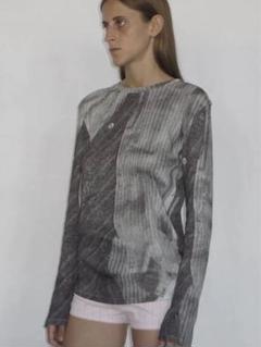 Paloma wool グレーオフショルダー長袖トップス paloma wool ダークブラウン オフショルダー 長袖トップス