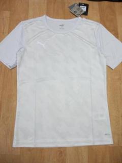 【新品】プーマ★メンズ サッカー 半袖シャツ 白／XL
