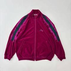 希少 doublet 20aw カオス刺繍トラックジャケットsize:M ダブレット 20AW 20AW20BL110 CHAOS EMBROIDERY SUEDE TRACK