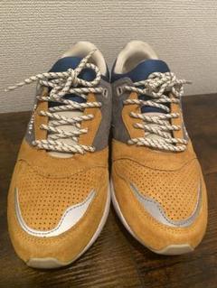 KARHU スエードスニーカー オレンジ/グレー/青