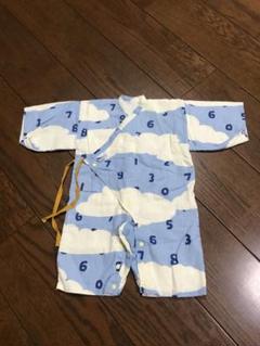 【美品】SOU•SOU ロンパース 70 甚平　男の子　秋冬