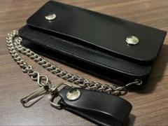 即完売品　レザーウォレット　本革　日本製　TSY同型同色　ウォレットチェーン付属 TSY同型 トラッカーウォレット 長財布 本革｜Yahoo!フリマ（旧