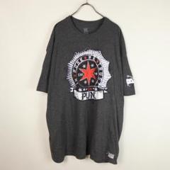 B170 アメリカ古着 WWE Tシャツ エンブレム プロレス グレー