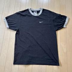 [90s] Nike デカロゴ 短丈 リンガーT 赤×黒 Mサイズ L 相当 90s] Nike デカロゴ 短丈 リンガーT 赤×黒 M - メルカリ