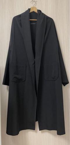 ヨウジヤマモト ノアール ウールギャバジン ローブコート yohji