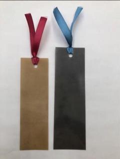 シルク 布 草木染め しおり（ザクロ皮）
