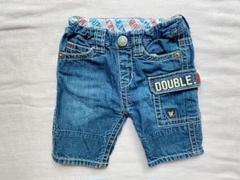 ミキハウス DOUBLE.B デニムハーフパンツ サイズ80