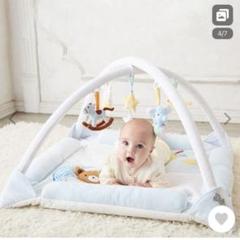 お値下げしました ミキハウス 新品未使用 プレイマット ベビージム お値下げしました ミキハウス 新品未使用 プレイマット
