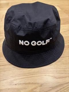NO GOLF ハット ブラック