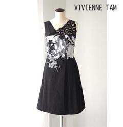 VIVIENNE TAM ヴィヴィアンタム パワーネット 切替 ワンピース 0