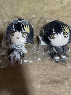 斑鳩ルカ　ぬいぐるみ　Black White ぬいぐるみクリアバック　ポーチ 斑鳩ルカ ぬいぐるみ Black White ぬいぐるみクリアバック