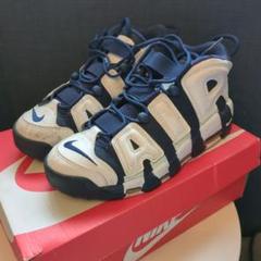 Nike Air More Uptempo ホワイト/ネイビー2016のサムネイル