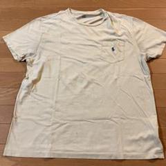 【古着】ラルフローレン ポケット付き Tシャツ Lサイズ イエロー色のサムネイル
