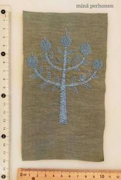 ミナペルホネン mela　りんご 刺繍　トートバッ　未使用 mina perhonen - callオープン店舗限定 ミナペルホネン mela