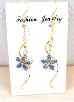 408②# ピアス ハンドメイド フラワー レジン 桜 夏ピアス