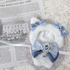 ぬい服 着ぐるみ ちびぐるみ 11cm ねこ 水色 ブルー