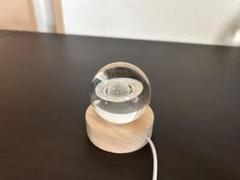 土星 3Dクリスタルボール LEDライト