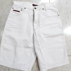 90s00s VANS 格子柄 立体 デザイン ワイドバギーデニムショーツ
