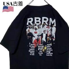 USA古着 ニューエディションRBRM tシャツ 黒 2XL バンt
