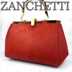 【新品】ZANCHETTI ザンケッティファー 赤 バッグ チェーン付き 楽天市場】ZANCHETTI ザンケッティ ハンドバッグ AMLETO 20
