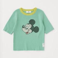 レア Disney SERIES CREATED by MOUSSY ニット セール】MD OVERSIZED KNIT ポロ（ニット/セーター）｜Disney