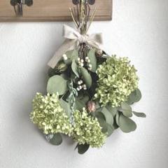 タンポポアナベル茎付き５本セットと秋色紫陽花とクリスマスローズのスワッグ 2025年最新】アナベルスワッグの人気アイテム - メルカリ