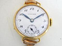 名047 VULCAIN 腕時計 18K ボディ 手巻 稼働-