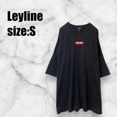 【レイライン】オーバーサイズTシャツ ロゴ刺繍 ドロップショルダー ゆったり