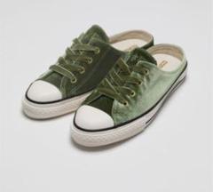 CONVERSE ALL STAR VELVET MULE OX 24.5