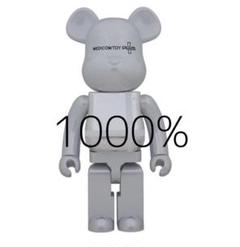 BE@RBRICK MEDICOM TOY PLUS WHITE CHROME