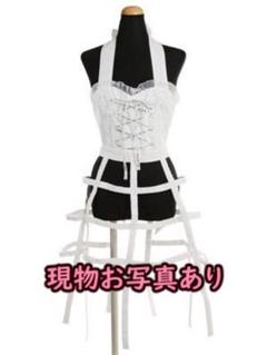 h.naoto frill 鳥かごエプロン　難あり