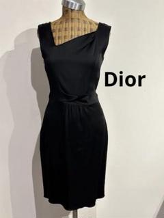Dior ブラックミニマルドレス