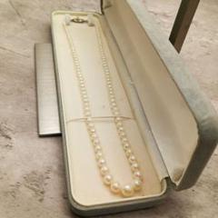 ✨美品✨ アコヤパール ネックレス 42cm 直径約3.1-7.3mm SV