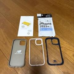 iPhone 15 ソフトケース　フィルムセット　iPhone15 2カメラ