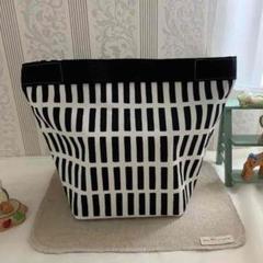 北欧風 モノトーン シンプルエコバッグS