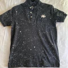 graniph 鉄腕アトム　星空柄 半袖ポロシャツ SS