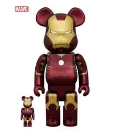 BE@RBRICK IRON MAN MARK III 100％ & 400％