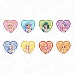 ぴちぴちピッチ ホログラム pale tone 缶バッジ 宝生波音 6点セット 50音で検索,ま行 ▽,マーメイドメロディー ぴちぴちピッチグッズ