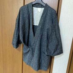 昭和レトロ モンペの上着 作務衣①レディースのサムネイル