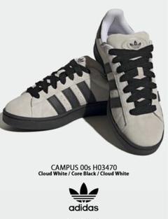Campus 00s 'White Black' - Adidas - H03470 - cloud white