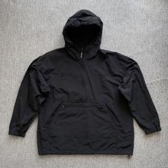 【What’s up？】 黒アノラックパーカー　ナイロンジャケット NYLON ANORAK BLACK | What's up?